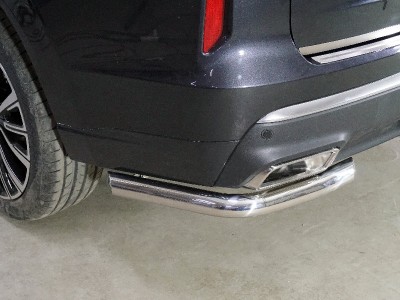 Защита задняя (уголки) 60,3 мм ТСС для Exeed VX 2.0L 4WD 2021 – н.в.