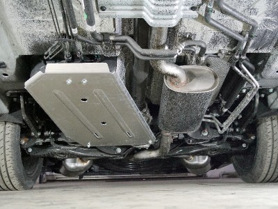 Защита бака и заднего редуктора (алюминий) 4 мм для Exeed VX 2.0L 4WD 2021 – н.в. ZKTCC00527