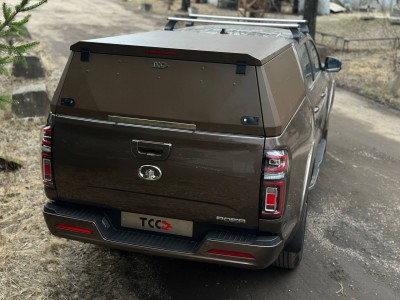 Кунг (алюминий Premium Brown) 2мм для Great Wall POER (2.0TD, 2.0TP) 2021-н.в.