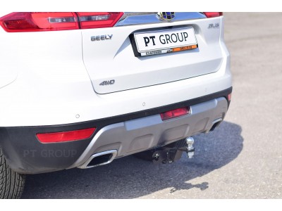 Фаркоп для Geely Atlas 2018-2021 съемное крепление шара под американский квадрат