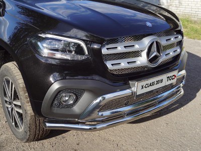 Защита переднего бампера 60 мм для Mercedes-Benz X-Class № MERXCL18-03
