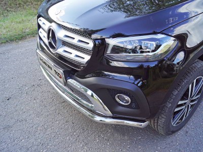 Защита переднего бампера 76 мм для Mercedes-Benz X-Class № MERXCL18-07