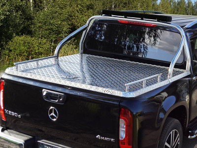 Защита кузова пикапа с фарой для крышки 75х42 мм для Mercedes-Benz X-Class № MERXCL18-50