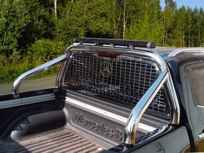 Защита кузова пикапа с фарой 76 мм для Mercedes-Benz X-Class № MERXCL18-32