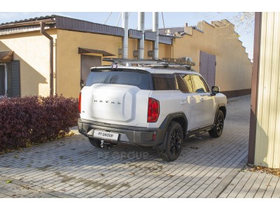 Фаркоп для Haval H3 2024-н.в. без снятия и подрезки бампера. Тип шара: E (легкосъемный шар под квадрат)