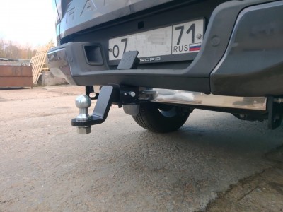 Фаркоп для Ford Ranger Т6.2 2022-н.в. съемное крепление шара под американский квадрат