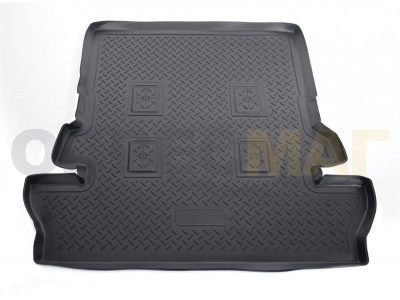 Коврик в багажник Norplast полиуретан чёрный 7 мест для Toyota Land Cruiser 200 № NPL-P-88-50