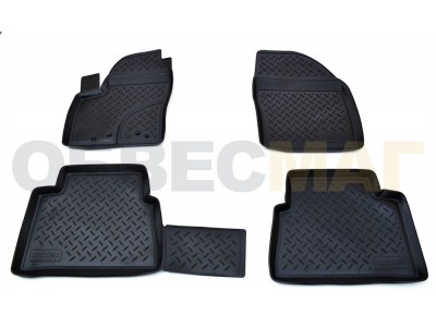 Коврики в салон Norplast полиуретан чёрные для Ford C-Max № NPL-Po-22-10