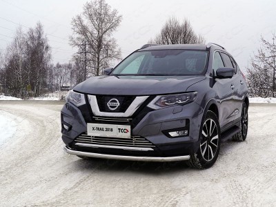 Защита переднего бампера 60 мм для Nissan X-Trail T32 № NISXTR18-21