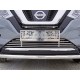 Решётка радиатора верхняя 12 мм ТСС для Nissan X-Trail T32 2018-2021