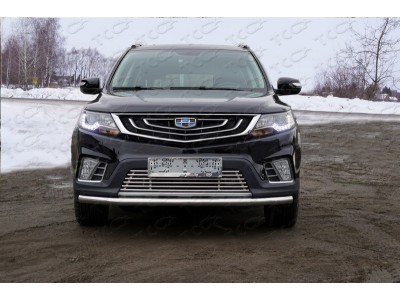 Решётка радиатора нижняя 12 мм для Geely Emgrand X7 № GEELEMGX718-09