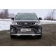 Решётка радиатора нижняя 12 мм ТСС для Geely Emgrand X7 2018-2021