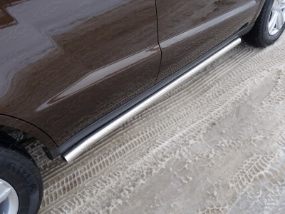 Пороги труба 60 мм для Geely Emgrand X7 № GEELEMGX718-20
