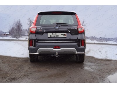 Защита задняя уголки 42 мм для Geely Emgrand X7 № GEELEMGX718-23