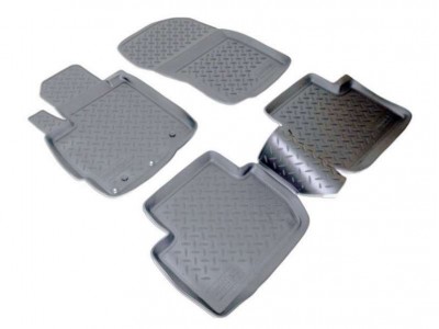Коврики в салон Norplast полиуретан чёрные для Mitsubishi Outlander XL/Peugeot 4007/Citroen C-Cross № NPL-Po-59-33