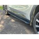 Пороги алюминиевые "Slim Line Black" 1820 мм для Geely Atlas 2023-н.в.