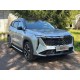 Пороги алюминиевые с пластиковой накладкой 1820 мм для Geely Atlas 2023-н.в.