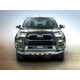 Защита переднего бампера d-76 с доп.накладками для Toyota Hilux VIII Рестайлинг 2020 – н.в.