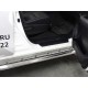 Пороги с листом d-60 для Toyota Hilux VIII Рестайлинг 2020 – н.в.