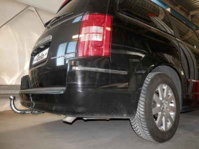 Фаркоп оцинкованный Galia шар С быстросъемное крепление шара для Chrysler Grand Voyager 2008-2016, в т.ч. STOWn GO, Dodge Caravan 2008-2016, Lancia Voyager 2011-2016