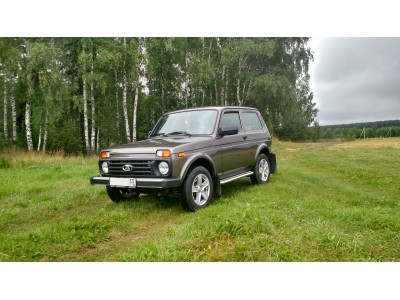 Защита порогов с алюм. площадкой d=51 мм (НПС) для Lada 4x4 2121 1995-2021, Lada 4x4 Urban 2014-2020