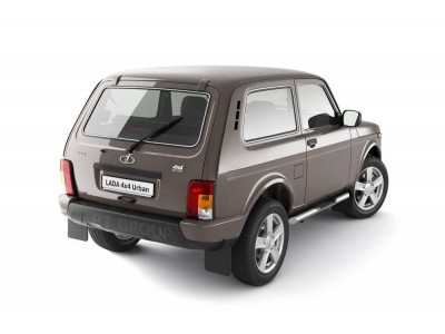 Защита порогов с накладками d=63 мм (НПС) для Lada 4x4 2121 1995-2020, Lada 4x4 Urban 2014-2020 №LNI220302