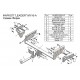 Фаркоп для Mitsubishi L200 2013-2015, в т.ч. Long (длинная база), FIAT Fullback 2016-2019 с условно-съемным креплением шара (на 2 болтах)