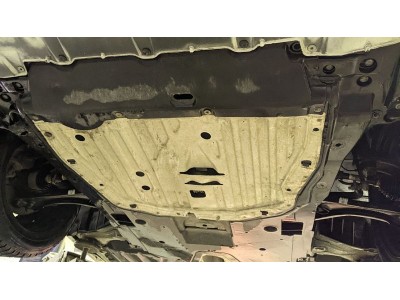 Защита картера двигателя, КПП (2 мм, сталь) для Honda Civic 2015-2021 (V = 2.0 AT FWD)