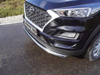 Защита переднего бампера 60 мм для Hyundai Tucson 2018-2021