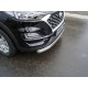 Защита передняя овальная 75х42 мм для Hyundai Tucson 2018-2021