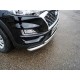 Защита передняя двойная 60-42 мм для Hyundai Tucson 2018-2021