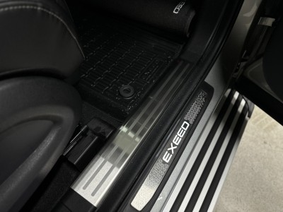 Накладки на пластиковые пороги (лист шлиф с полосой) 4шт для Exeed VX 2.0L 4WD 2023-н.в. №EXEEDVXFL23-01