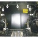 Усиленная защита картера двигателя, КПП (2 мм, сталь) для Renault Megane II седан/универсал/хетчбек/кабриолет 2002-2009, Renault Scenic II 2003-2009, Renault Grand Scenic II 2004-2009