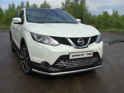Защита передняя нижняя 60,3 мм для Nissan Qashqai 2013 – 2019  NISQASH14-02