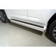 Защита порогов 50 мм 70TH ANNIVERSARY ТСС для Toyota Land Cruiser 300 2021-2022