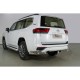 Защита заднего бампера уголки 76-42 для Toyota Land Cruiser 300 70TH ANNIVERSARY 2021–н.в.