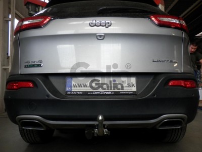 Фаркоп оцинкованный для Jeep Cherokee KL 2014-2018 условно-съемное крепление шара