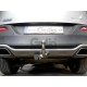 Фаркоп оцинкованный для Jeep Cherokee KL 2014-2018 условно-съемное крепление шара