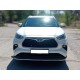 Защита переднего  бампера d-43 одинарная для Toyota Highlander 2019 – н.в.