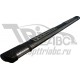Пороги алюминиевые Emerald Black для Audi Q7 2015-2021