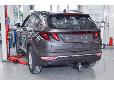 Фаркоп для Hyundai Tucson 2021-н.в. съемное крепление шара под американский квадрат