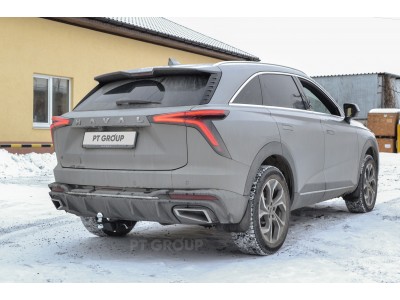 Фаркоп для Haval F7 2024-н.в. без подрезки бампера. Тип шара: E (легкосъемный шар под квадрат)
