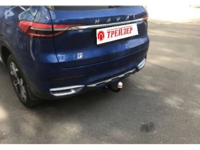 Фаркоп для Haval F7 2019-2024, Haval F7x 2019-2024 крепление шара на двух болтах
