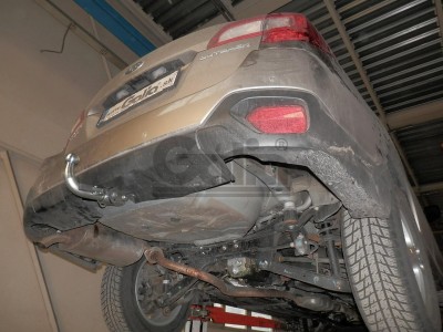 Фаркоп оцинкованный Galia шар C съемный для Subaru Outback 2015-2021