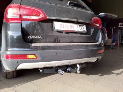 Фаркоп для Haval H6 2014-2020, Haval M6 2023-н.в. съемное крепление шара под американский квадрат №FA 0240-E