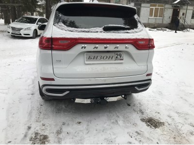 Фаркоп для Haval H6 2014-2020, Haval M6 2023-н.в. съемное крепление шара под американский квадрат