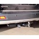 Фаркоп с хромированной накладкой для Haval H6 2014-2020, Haval M6 2023-н.в. съемное крепление шара под американский квадрат