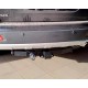Фаркоп с хромированной накладкой для Haval H6 2014-2020, Haval M6 2023-н.в. съемное крепление шара под американский квадрат