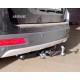 Фаркоп с хромированной накладкой для Haval H6 2014-2020, Haval M6 2023-н.в. съемное крепление шара под американский квадрат