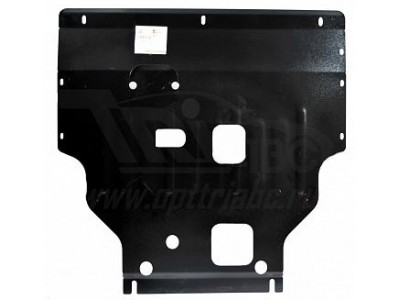 Защита картера и КПП ALFeco для 2,2 сталь 2 мм на 4х4 Ford Transit/Tourneo Custom № ALF0738st